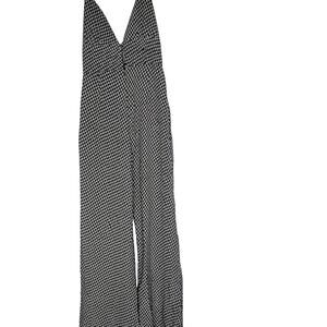 Stone Cold Fox Black and White Printed Wide-Leg Jumpsuit